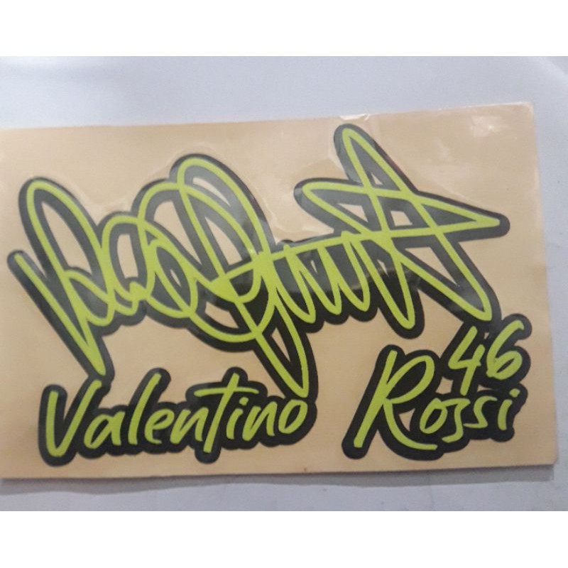 Valentino Rossi Sticker Chữ Ký Dán Trang Trí