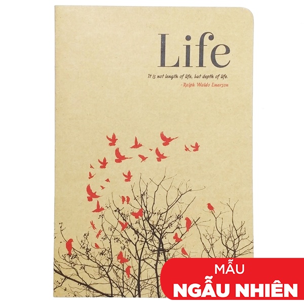 Tập Sinh Viên Life - Kẻ Ngang 200 Trang ĐL 70g/m2 - FAHASA (Mẫu Màu Giao Ngẫu Nhiên)