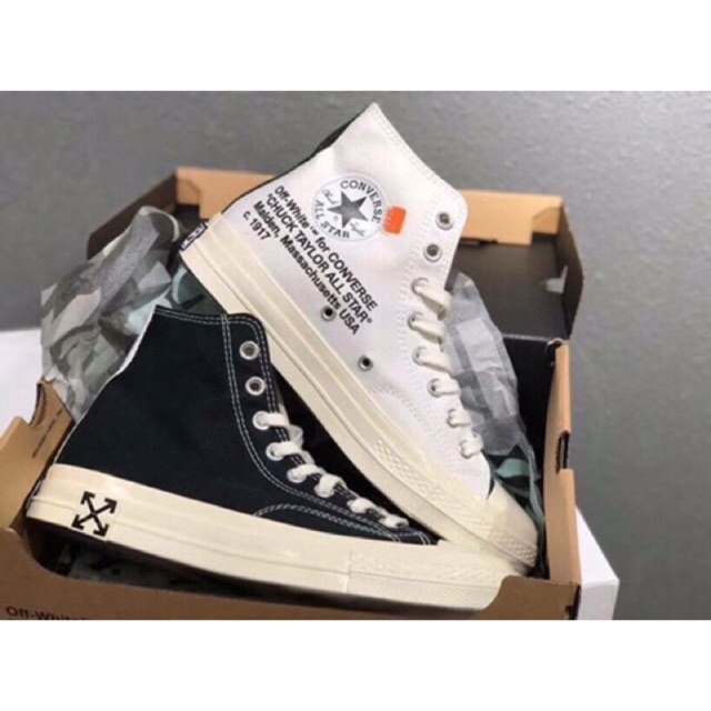 Giày Converse Off White Mix Màu [Quà Tặng Kèm]