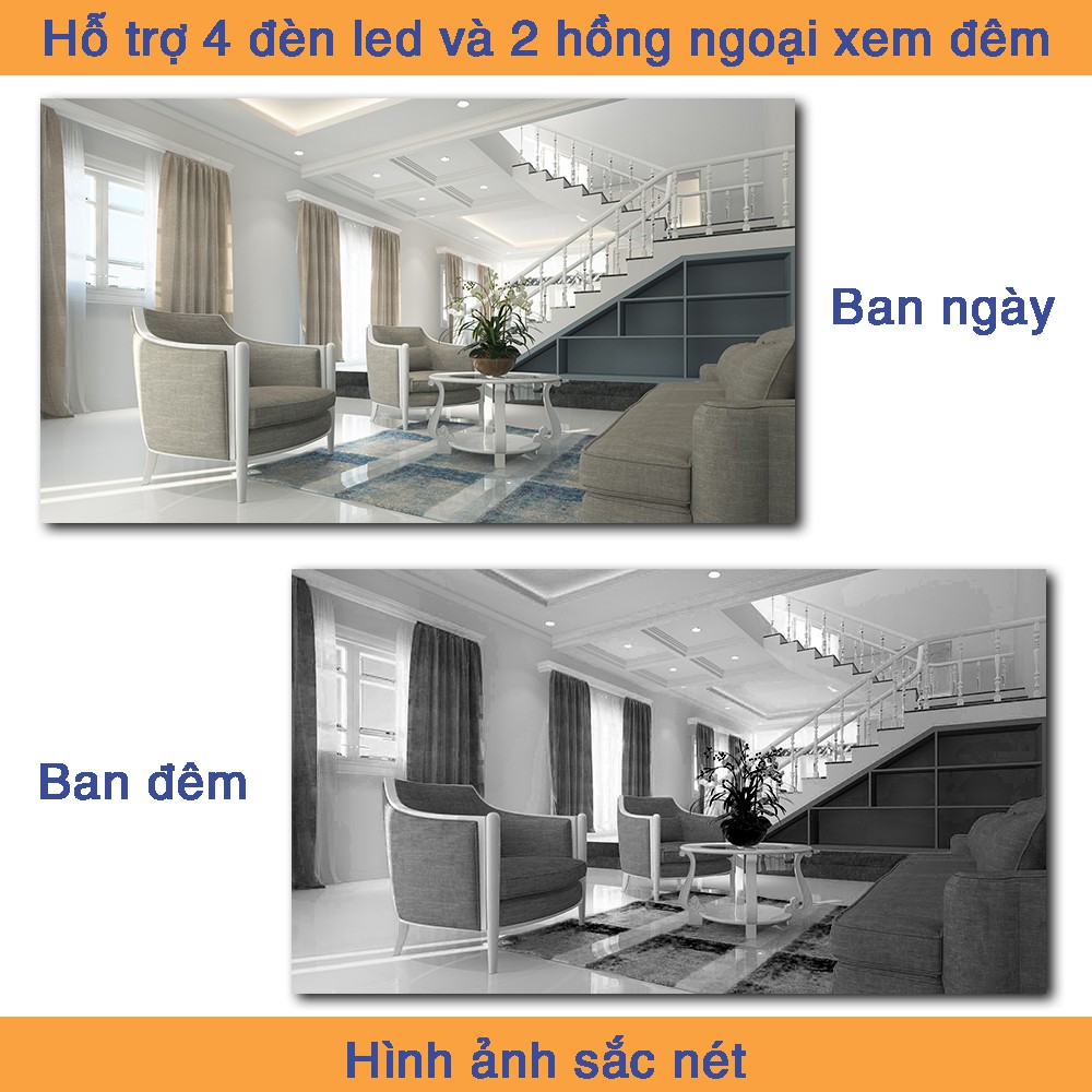 Camera wifi Yoosee chống nước  Full HD1080-2.0Mpx ZQ25M cảnh báo chuyển động, xem đêm có màu BH12T (YOOSEE ZQ25M) | BigBuy360 - bigbuy360.vn