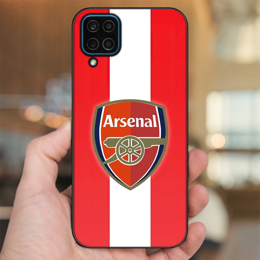 Ốp lưng Samsung M32, M33, M53, M62 viền đen in hình Arsenal FC