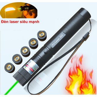 Đèn pin tia laze laser 303 Cực Mạnh Loại 1  Tia Xanh