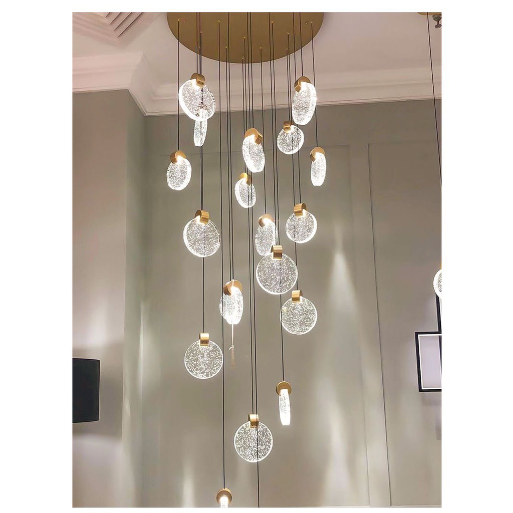 Đèn thả trang trí bàn ăn, thả thông tầng, quán cafe, shop quần áo HTK028