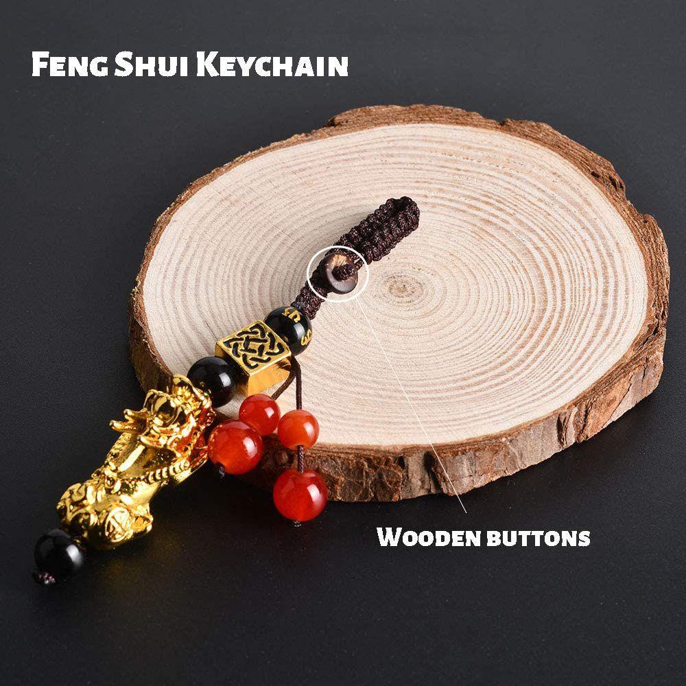 Móc Khóa May Mắn DIY Khắc Chữ Good Luck Dành Cho Nam Nữ