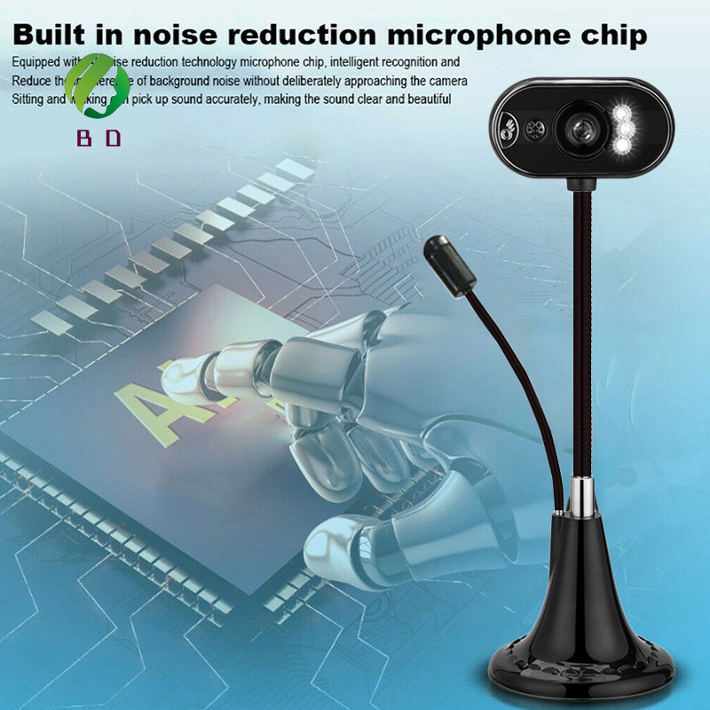Webcam Usb Hd Tiktok Tích Hợp Mic Tầm Nhìn Ban Đêm Cho Máy Tính / Laptop | BigBuy360 - bigbuy360.vn