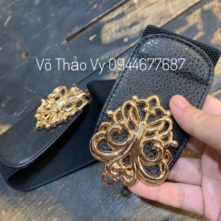Nịt đầm bản 6 cm hoạ tiết