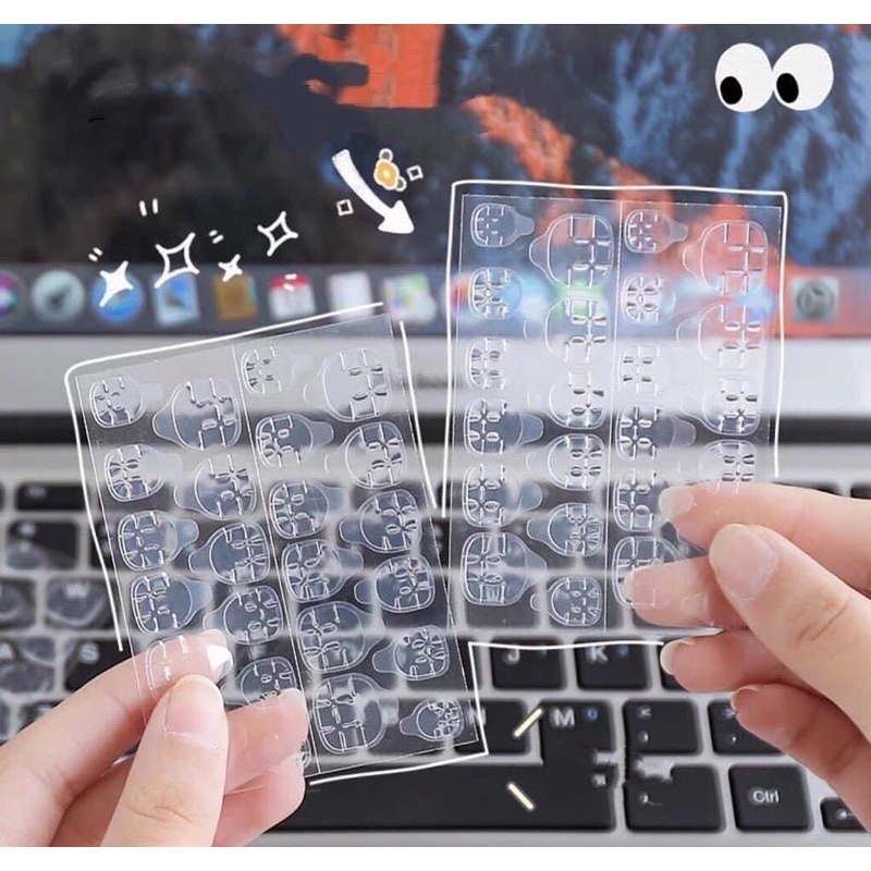 Miếng keo dán móng giả silicon hai mặt