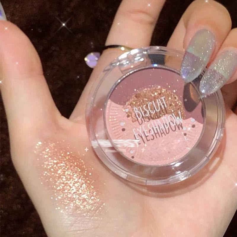 Bảng phấn mắt ba màu ánh ngọc trai lấp lánh chống thấm nước cao cấp | BigBuy360 - bigbuy360.vn