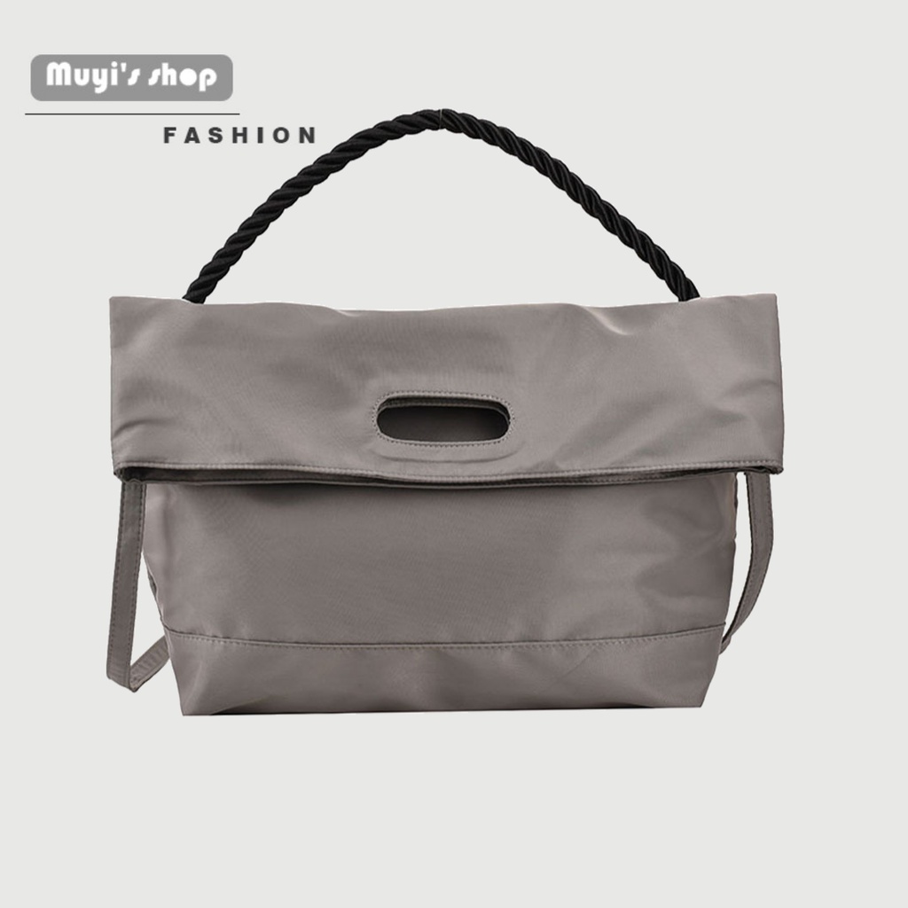 Túi Đeo Chéo Bề Mặt Mềm Sức Chứa Lớn Dễ Phối Đồ Thời Trang Thu Đông Cho Nữ