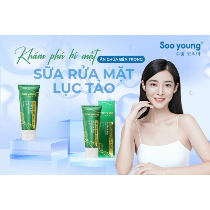 Sữa rửa mặt lục tảo Soo Young