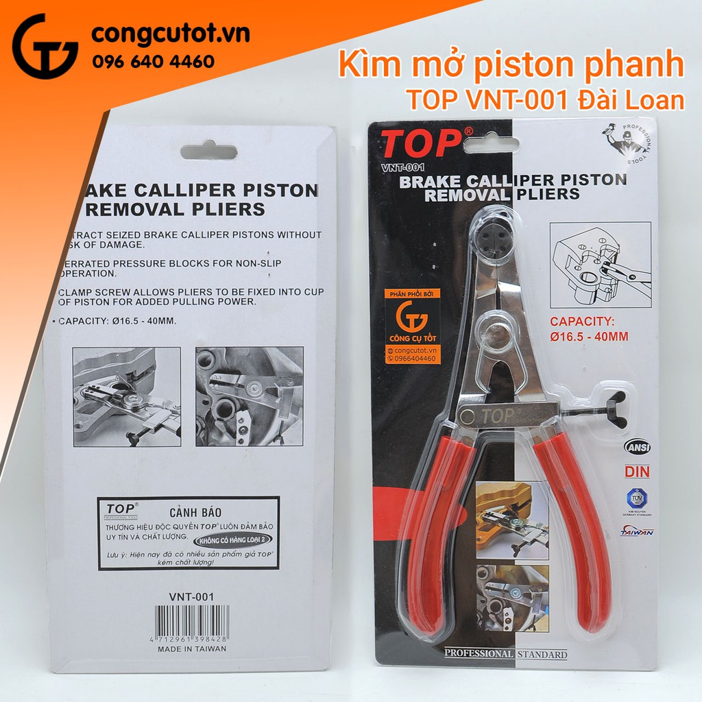 Kìm mở Piston phanh TOP VNT-001 Đài Loan