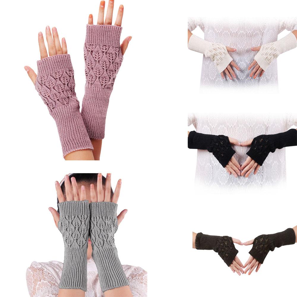 Găng Tay Không Ngón Thời Trang Thu Đông Cho Nữ