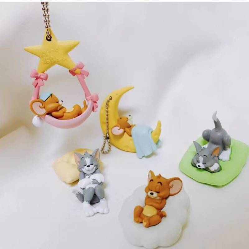 Mô hình tượng mèo Tom và chuột Jerry trang trí làm quà tặng cho bạn bè