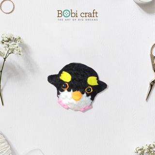 Móc khóa len BoBiCraft - Cá đen