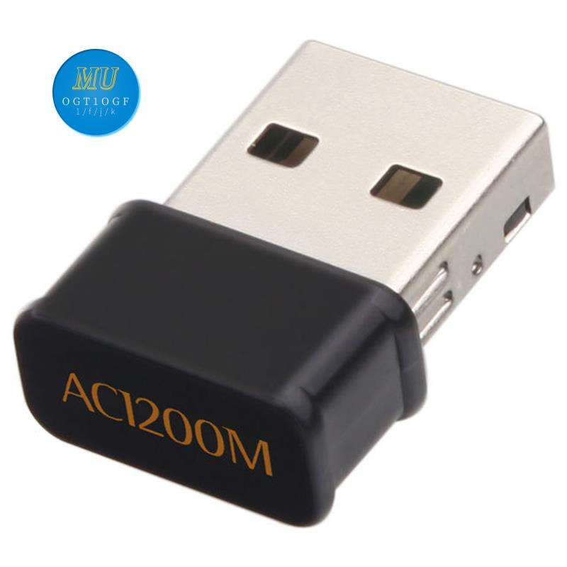 Usb Wifi Mini 802.11ac 1200mbps 2.4g & 5g Băng Tần Kép Cho Laptop