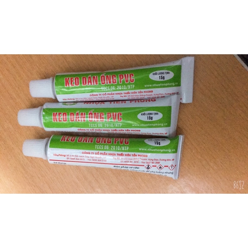 Keo dán ống nước pvc Tiền Phong loại 15g &amp; 50g