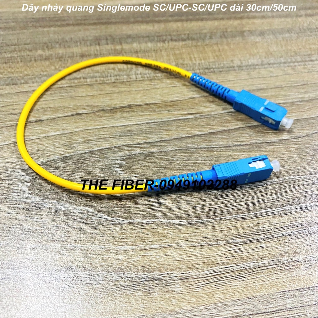 Dây nhảy quang đơn mốt SC/UPC-SC/UPC dài 30cm/50cm