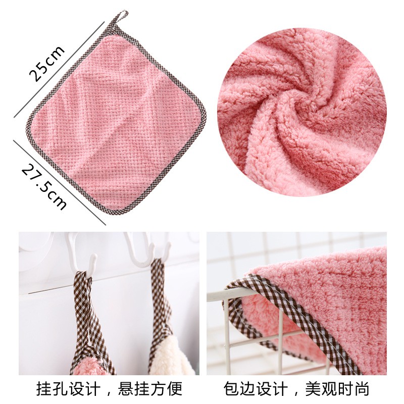[HSP14]Khăn vải 💟⚡[Siêu Sale] [Có sẵn] 💟⚡Khăn lau bằng vải thấm nước 2 mặt