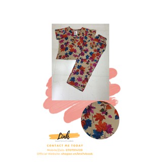 Đồ bộ tole nhung quần dài trung niên big size