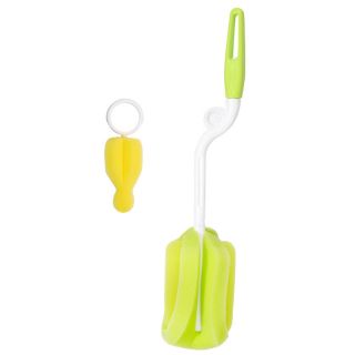 Chổi cọ rửa bình sữa bằng mút xốp xoay 360 độ