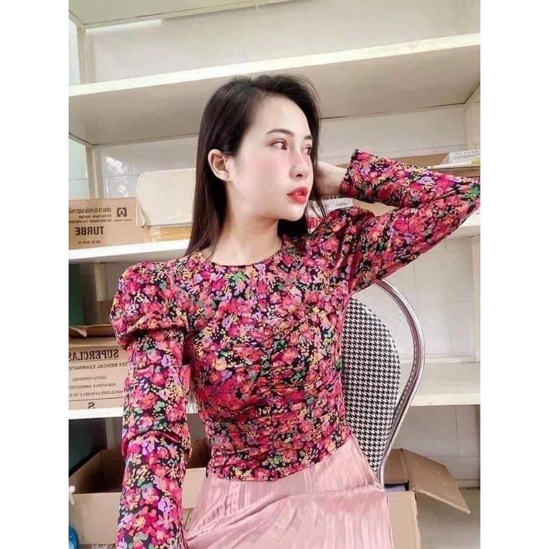 Áo tay bồng Zara authentic