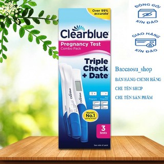 Que thử thai điện tử báo tuổi thai Úc Clearblue How Many Weeks - Biết có thai - Biết cả tuần tuổi thai
