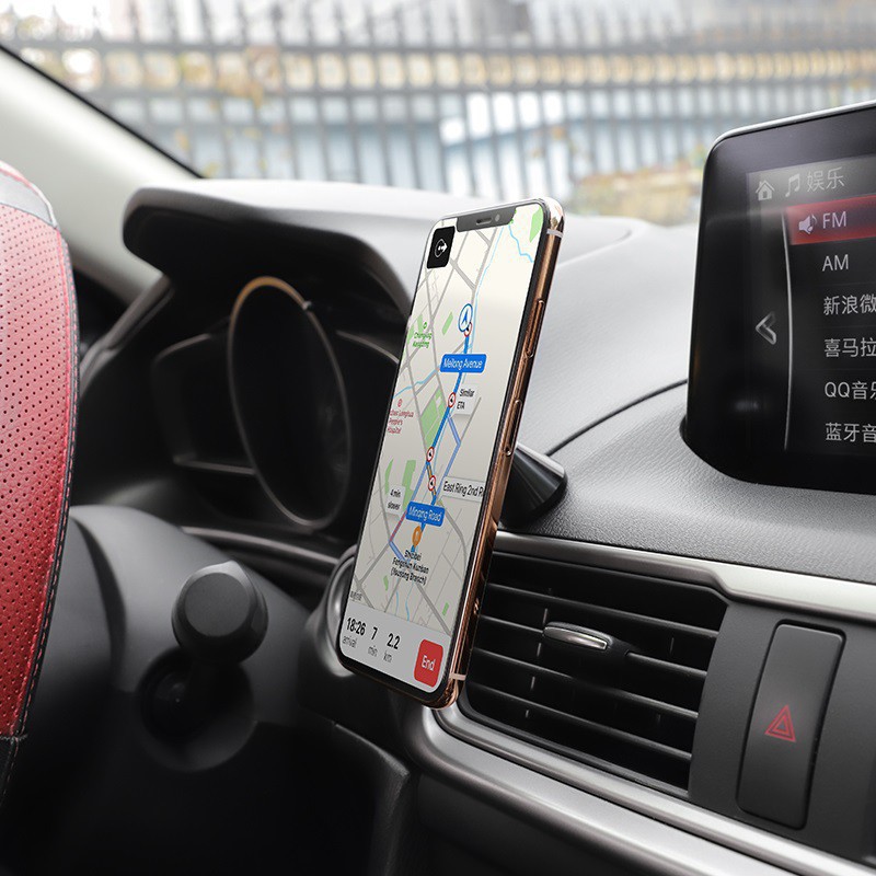 Giá đỡ điện thoại hít nam châm trên ô tô Hoco CA46 - Hàng chính hãng