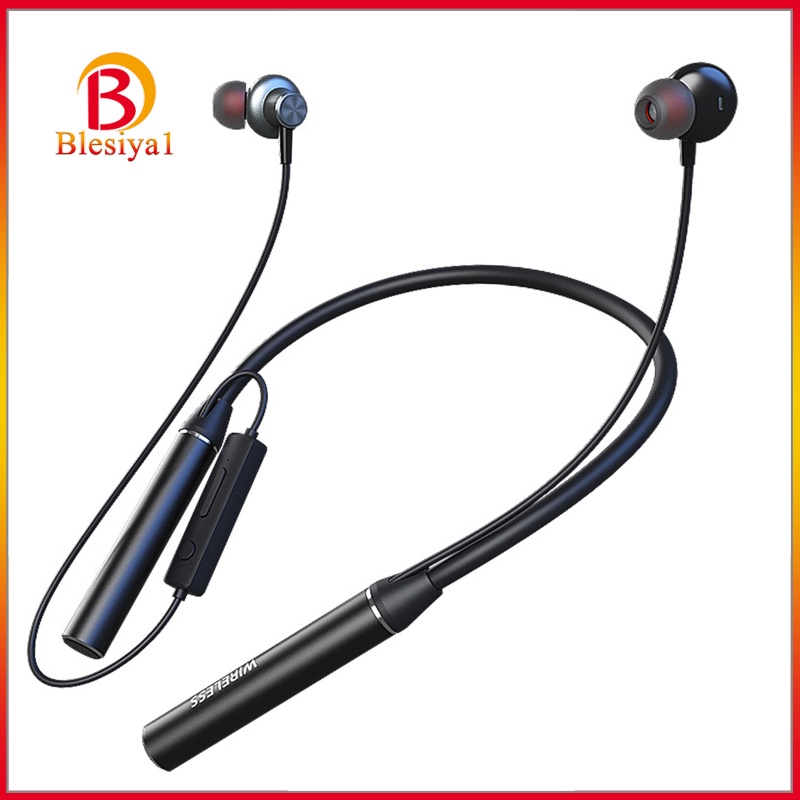 [BLESIYA1] Foldable Wireless Neckband for Workout Running Driving Outside TF Card