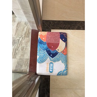 THẢM NHUNG BÔNG CÁ SẮC MÀU TM03 [ có ảnh thật ]