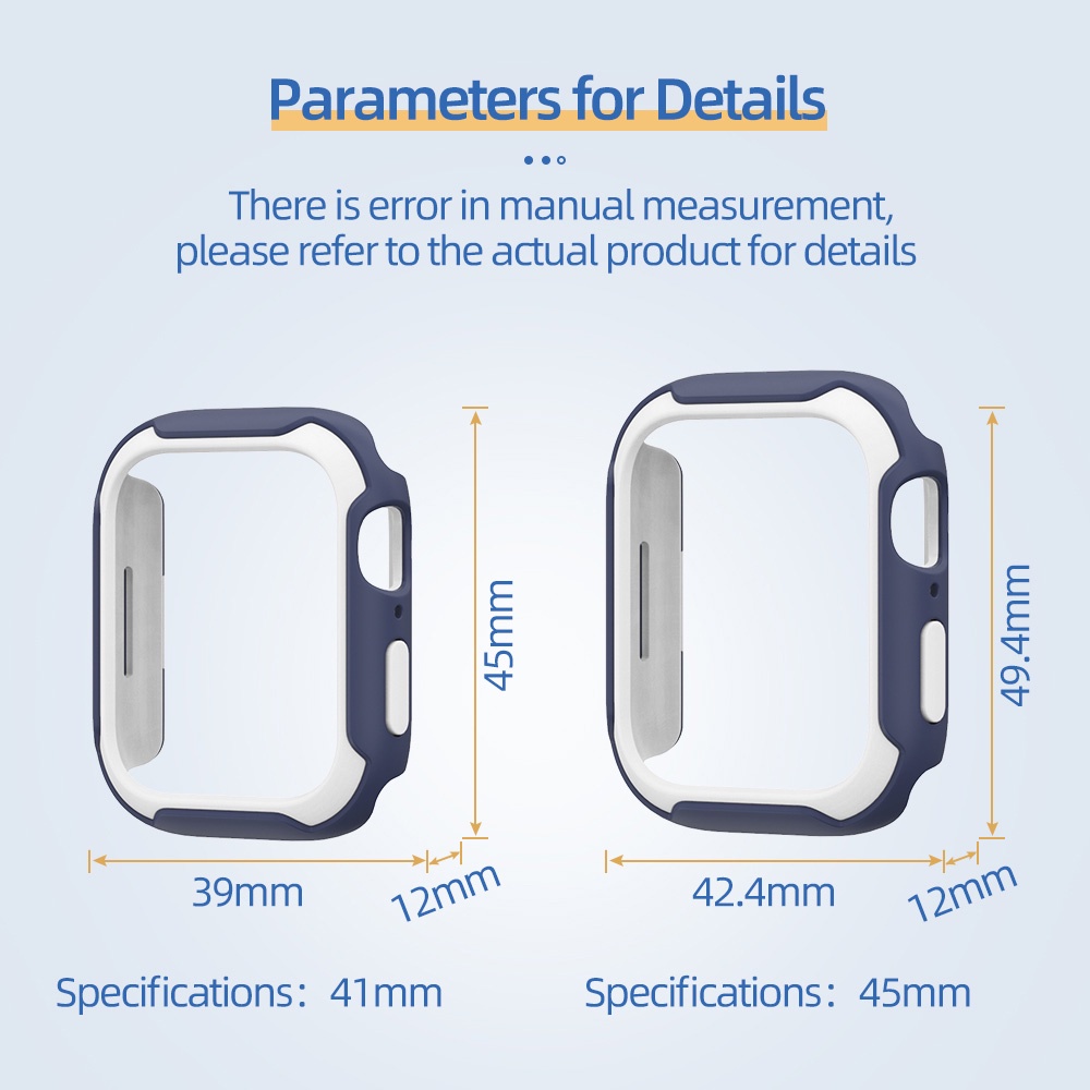 Ốp TPU Silicone ChốNg SốC BảO Vệ MàN HìNh Cho ĐồNg Hồ Apple iWatch Series 7 41mm 45mm 6 SE 5 4 44mm