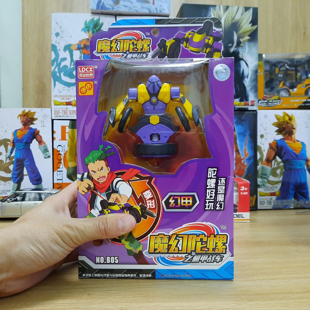 Đồ chơi con quay võ thần giáp sĩ mô hình Ma pháp ảo ảnh bằng nhựa cao cấp đồ chơi trẻ em