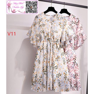 Đầm maxi tiểu thư họa tiết hoa