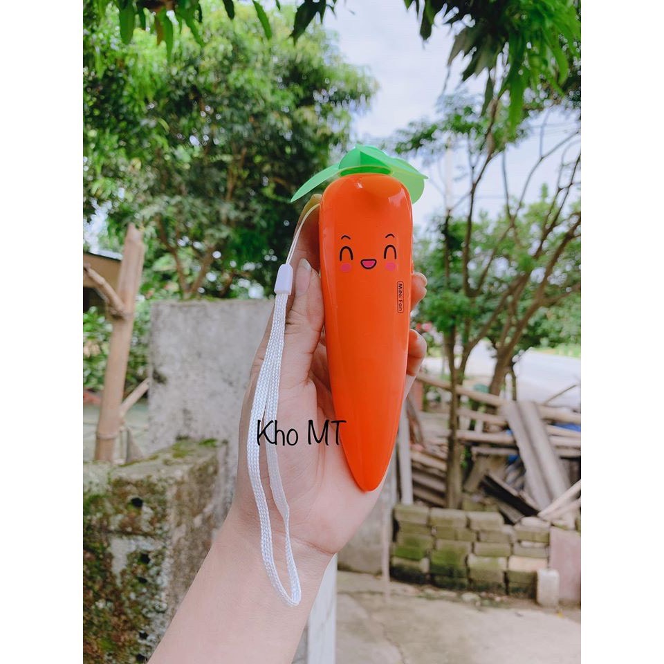 Quạt cầm tay cà rốt | BigBuy360 - bigbuy360.vn