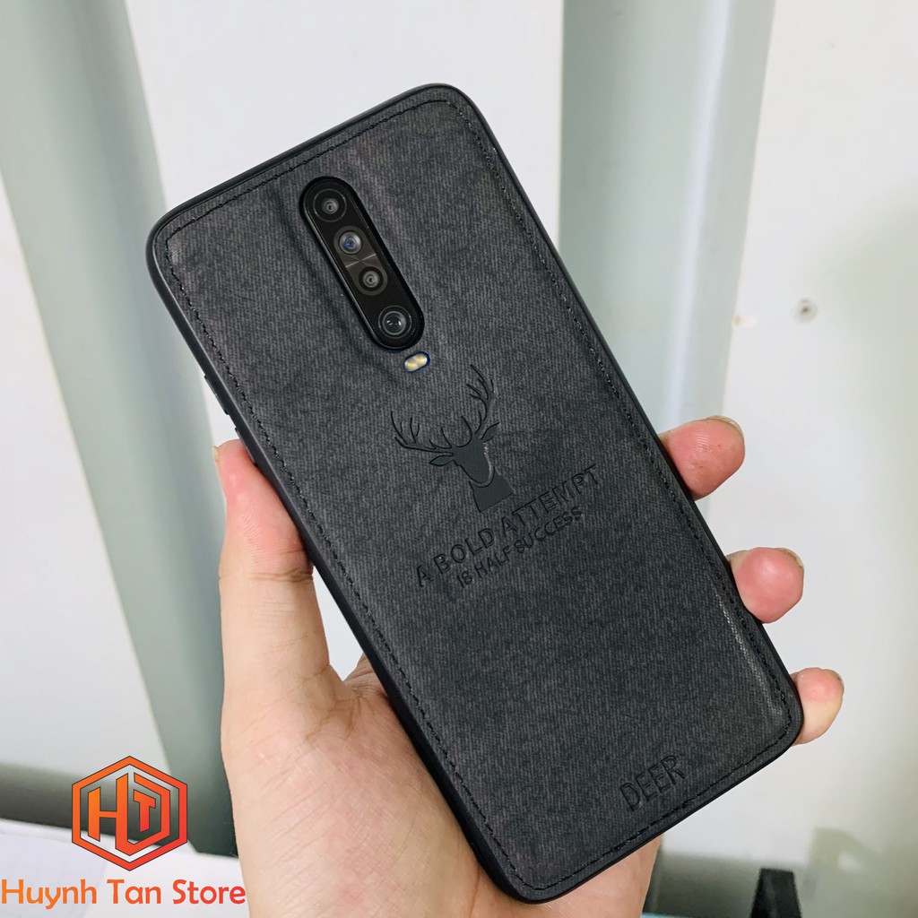 Ốp lưng redmi k30 chống bám vân tay hình Nai 3D nhiều màu sắc phụ kiện điện thoại huỳnh tân store