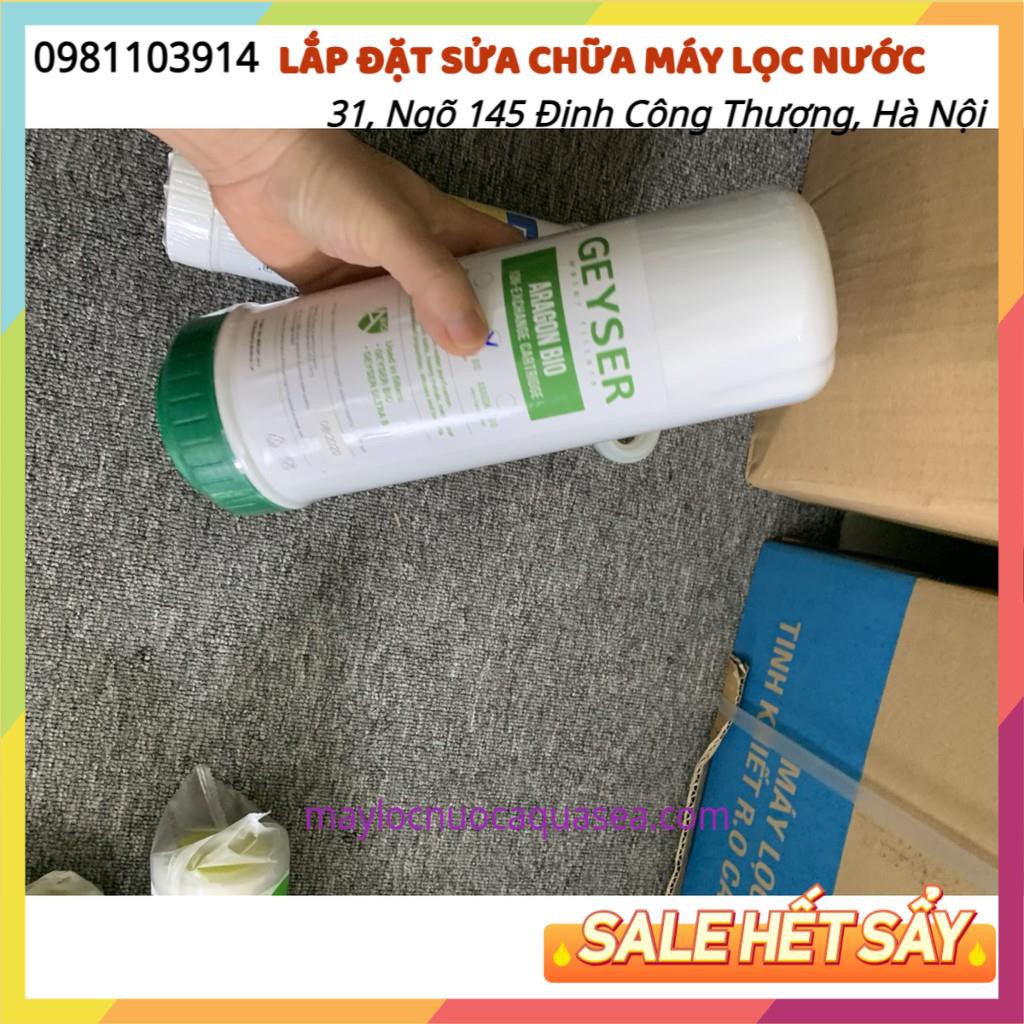 Bộ 3 lõi lọc Số 1,2,3 Máy Lọc nước Nano Geyser Ecotar 4 Chính Hãng👉 Lõi Lọc Máy ECOTAR 4: Ecotar ,Aragon Bio, Disrupto