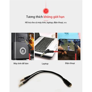 Tai nghe có dây gaming có mic FLOVEME G901 dùng được cho điện thoại và máy tính , khử tiếng ồn