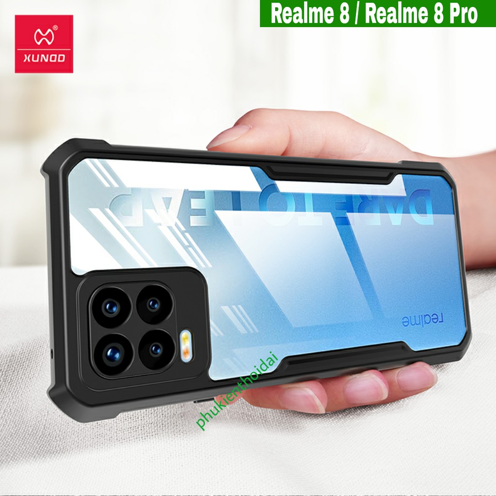 Ốp lưng Oppo Realme 8 4G / Readme 8 Pro / Realme 8 5G / Realme 9 Pro hiệu Xundd lưng trong viền màu cao cấp