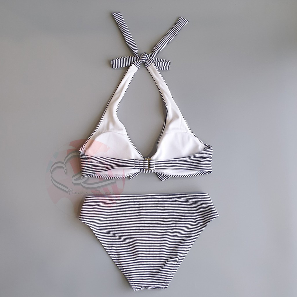 Bộ bơi hai mảnh sọc ngang Kona Sol xuất khẩu Mỹ