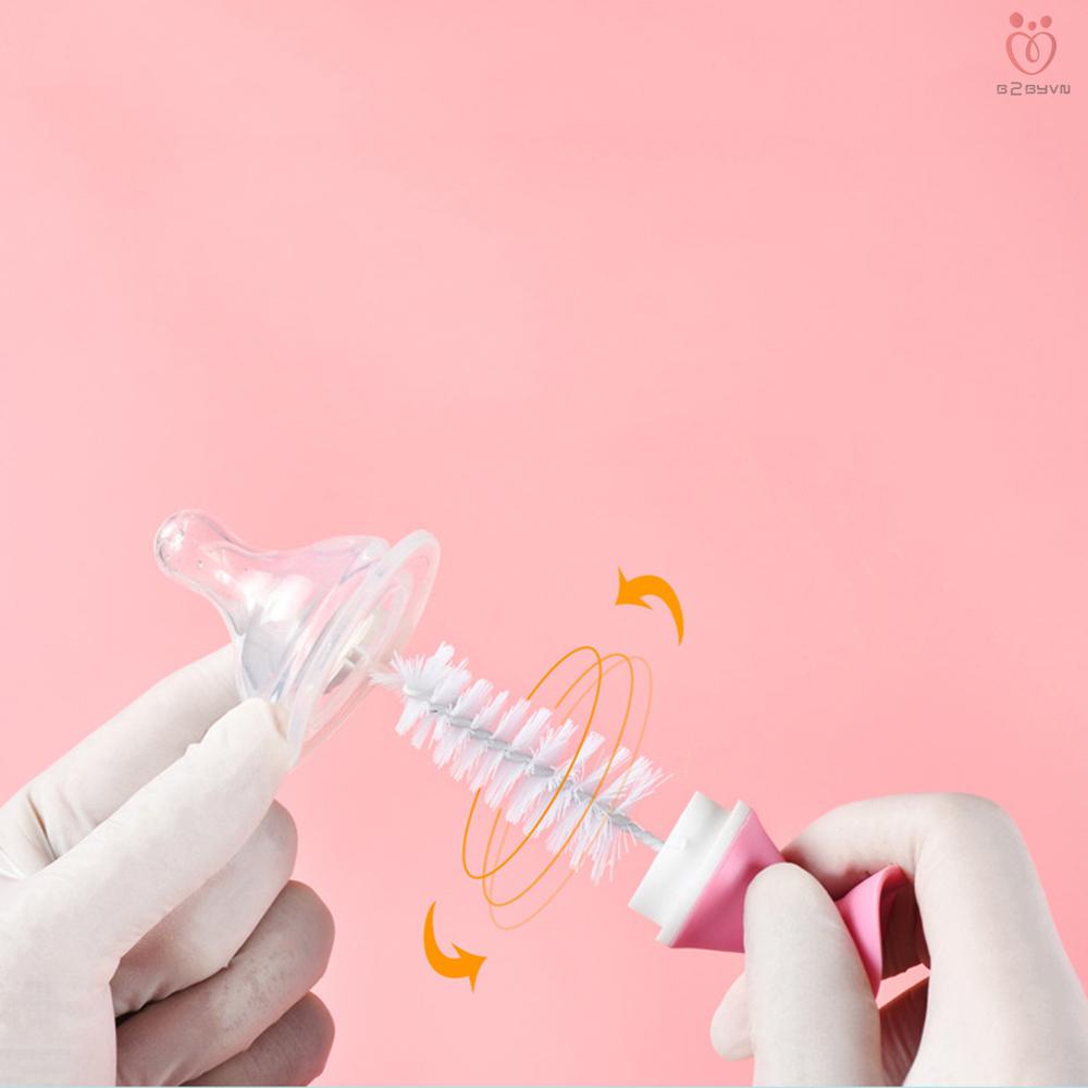 Cọ Bình Sữa Silicon 2 Trong 1