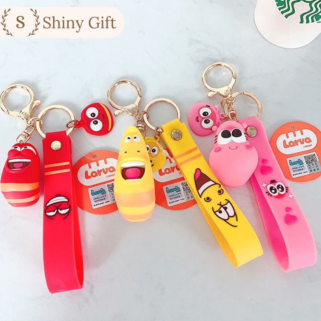Móc khóa ấu trùng tinh nghịch Larva
