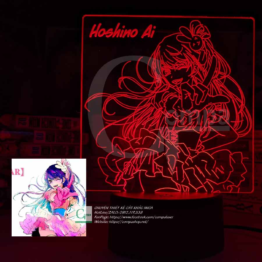 Đèn Ngủ Oshi no Ko Ai Hoshino 16 MÀU TUỲ CHỈNH AONK0101 COMPASHOP