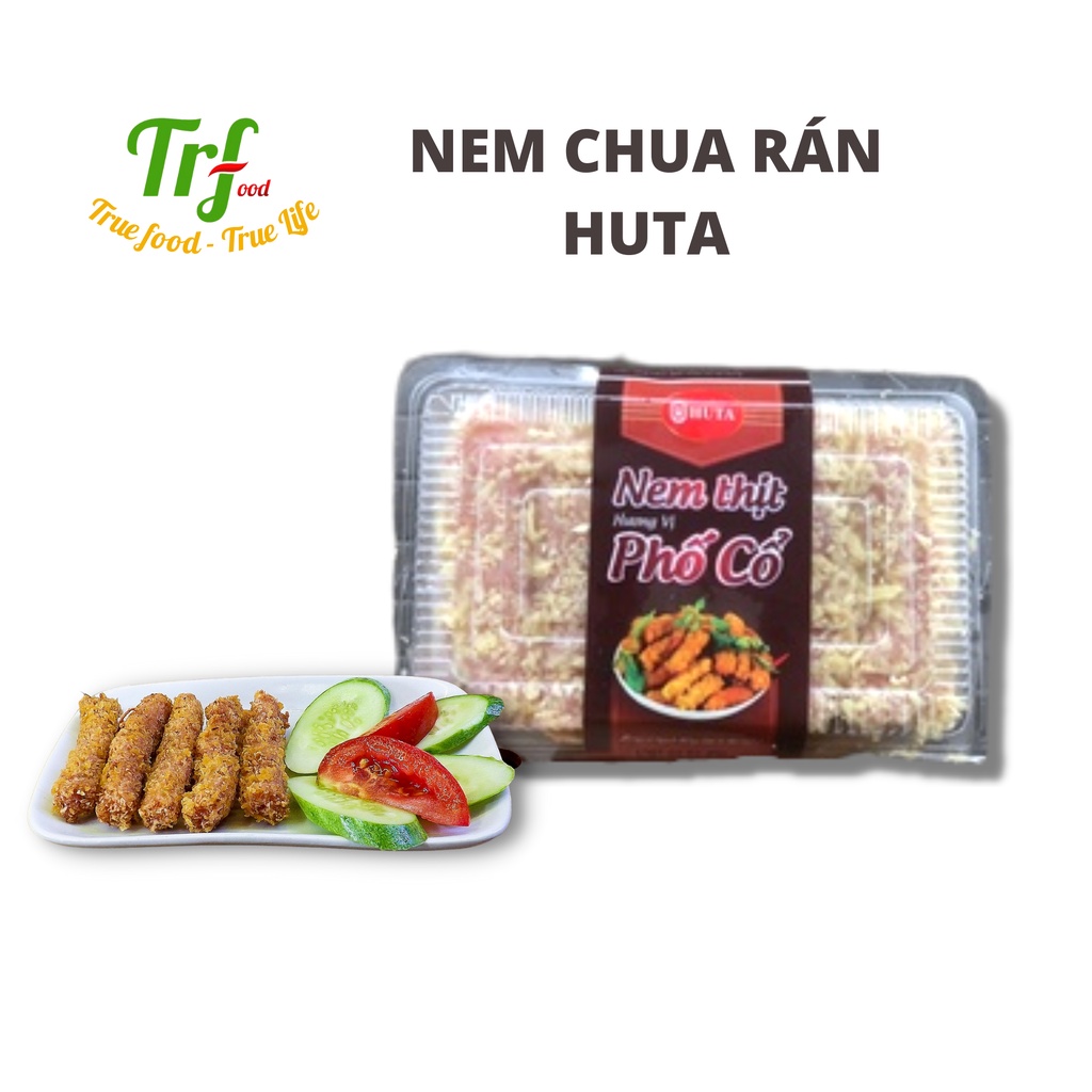 Nem chua rán Huta hộp 450g món chiên rán đơn giản ăn vặt ngon cho mọi người [Chỉ giao hỏa tốc HN]