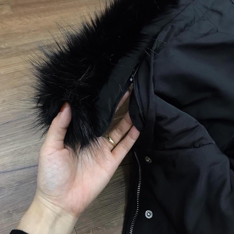 Áo Khoác Lông Nữ Parka  , Áo Gió Dáng Dài Hàn Quốc, Chống Nước, Cản Gió, Siêu Nhẹ, Giữ Ấm Cực Tốt