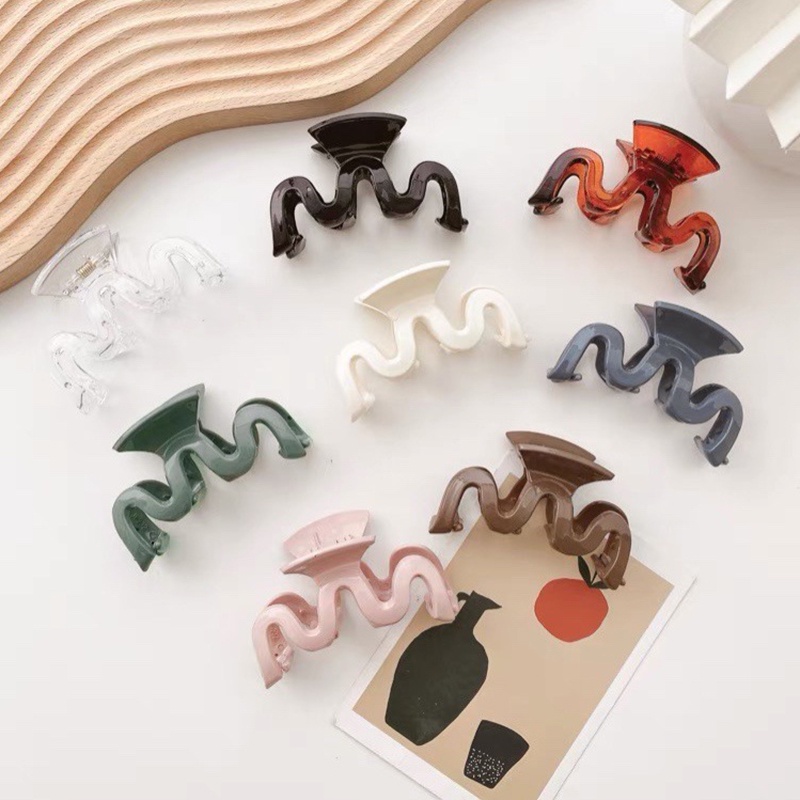 Kẹp Tóc Gợn Sóng Phong Cách Hàn Quốc Cho Nữ