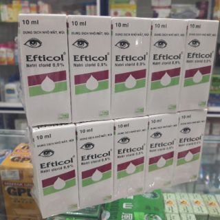 Lốc 10 chai nước muối efticol