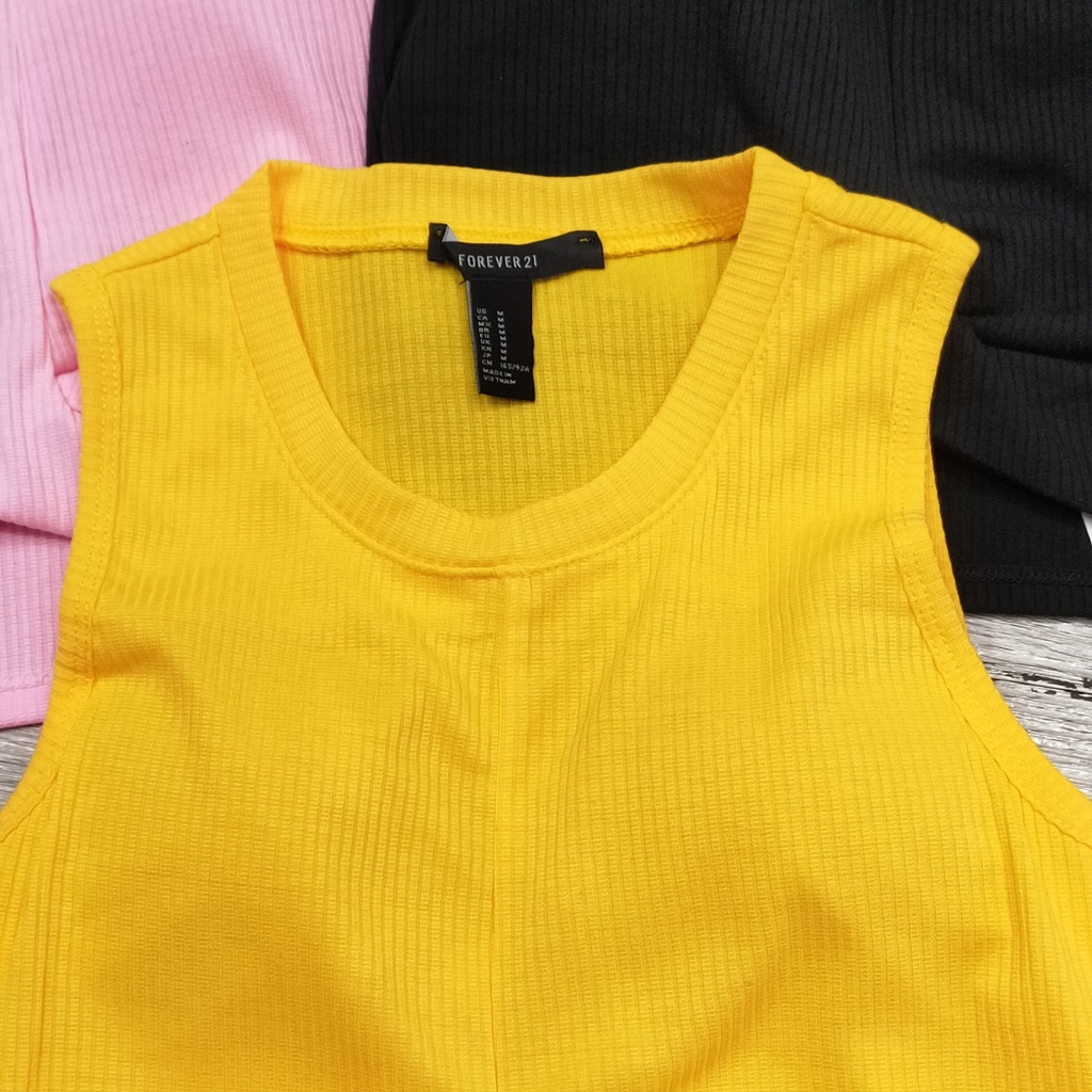Aó crop tập gym yoga thể thao nữ kèm mút thun tăm Bin Sports A175
