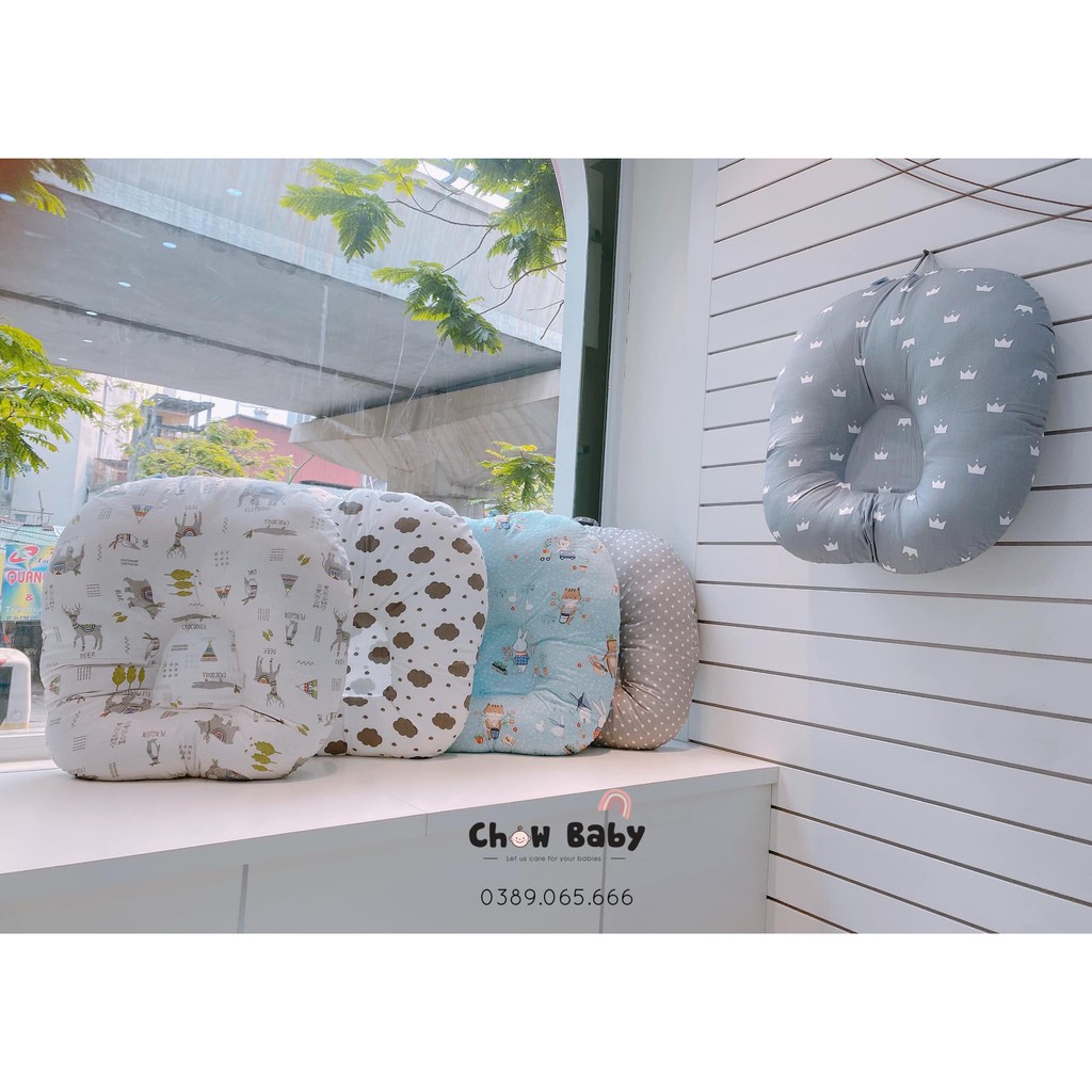 Gối chống trào ngược cho bé MonMon mềm mại thoải mái