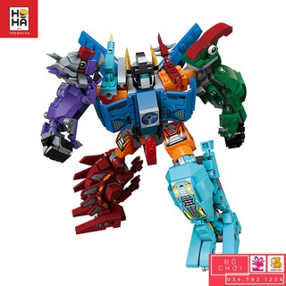 Đồ chơi Xếp hình Lắp ghép Lego: Robot khủng long Hợp Nhất (456 Miếng) 9-QM-1414