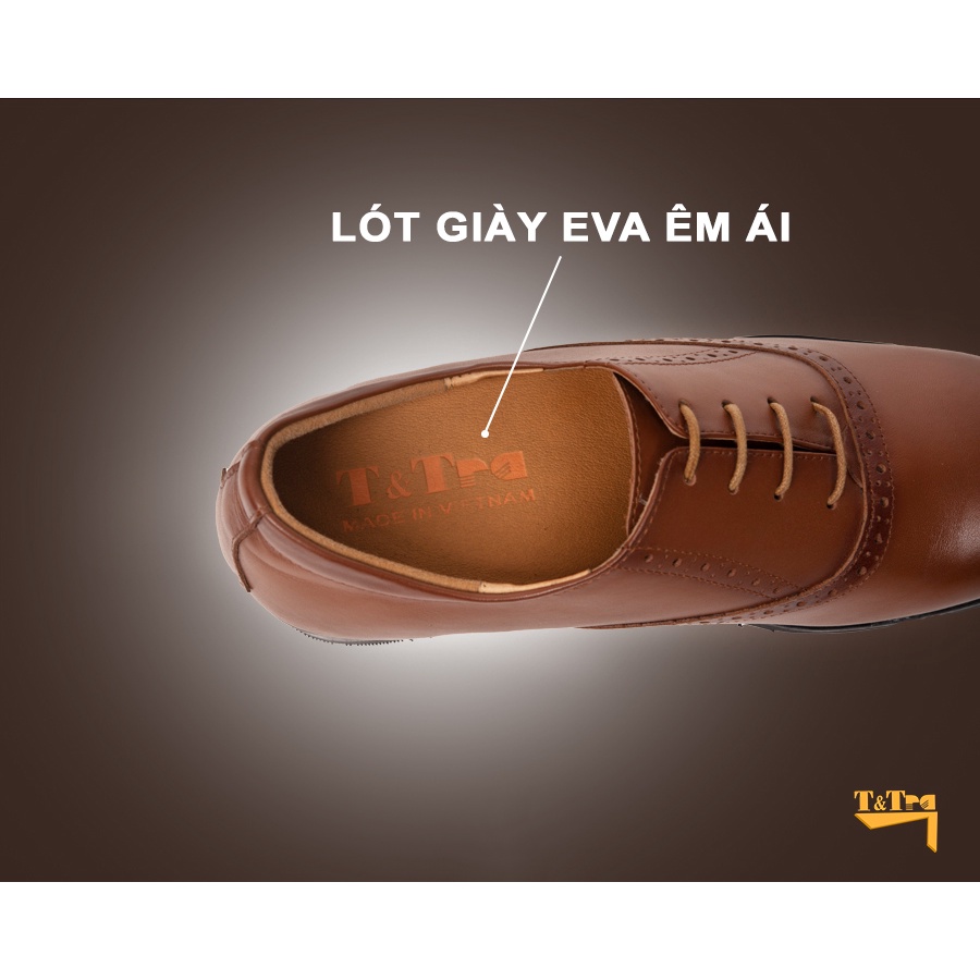 [ 6CM ] Giày Cao Nam T&amp;TRA S1025N