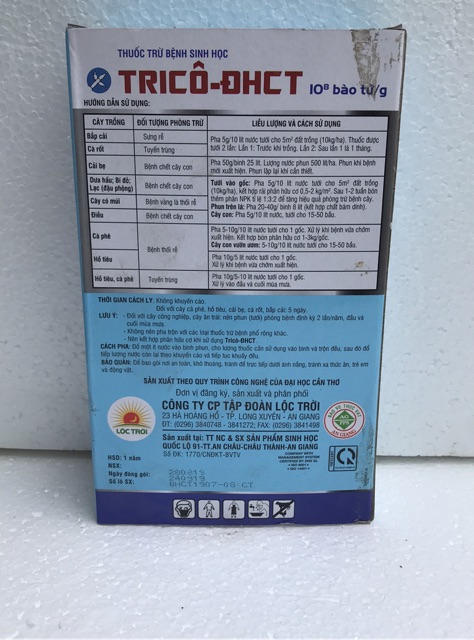 Thuốc Trừ Bệnh Sinh Học Trichoderma Tập đoàn lộc trời An Giang